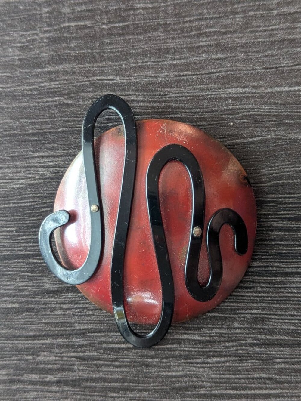 Vintage Barbara Sucherman Modernist Abstract Statement Brooch Pin